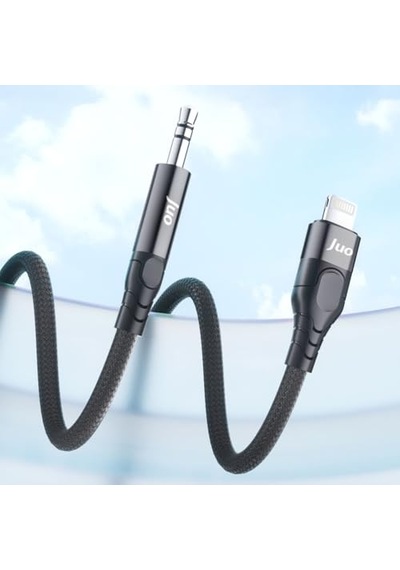 Lightning To 3.5mm Jack Aux Stereo Trs Ses Kablosu 1 Metre Diğer