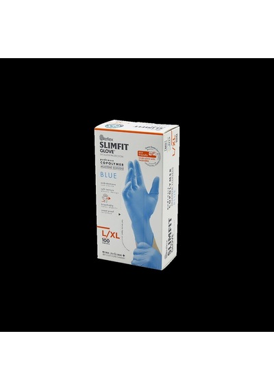 Pudrasız Mavi Muayene Eldiven L-xl Çok Renkli