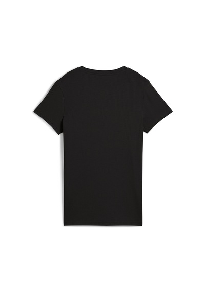 Puma 68502101 Ess Elevated Tee Kadın Spor Tişört SIYAH