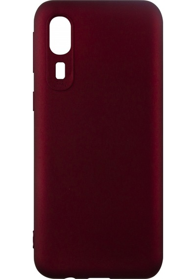 Nettech Samsung Galaxy A2 Core Uyumlu Suide Arka Koruma Kılıf - Bordo Bordo