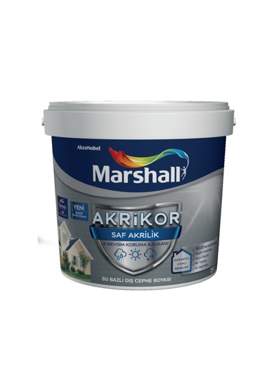 Marshall Akrikor Saf Akrilik Dış Cephe Boyası 15 Lt