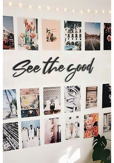 See The Good Metal Duvar Yazısı - Siyah