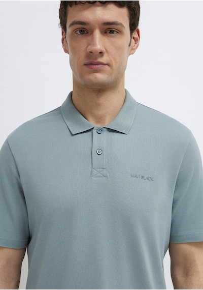 Mavi - Gri Polo Tişört 0611837-70118