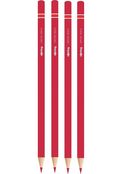 Rotring Kırmızı Kalem 4 Adet Kırmızı Kurşun Kalem Kırmızı Kopya Kalemi Başlık Kalemi Öğrenci Okul Kırmızı