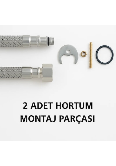 Defne Mix Kuğu Mutfak Evye Bataryası Gümüş