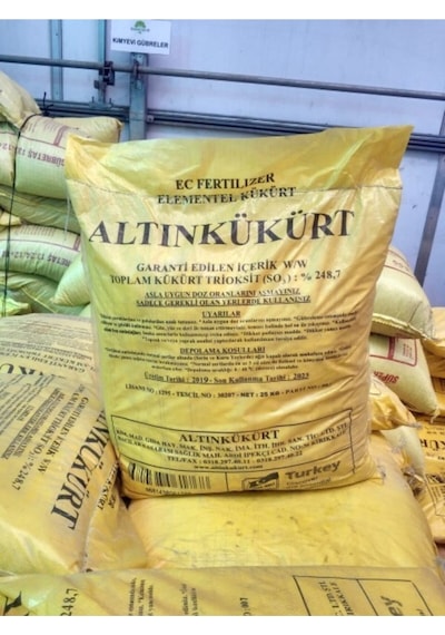 Kükürt Elementel 25KG