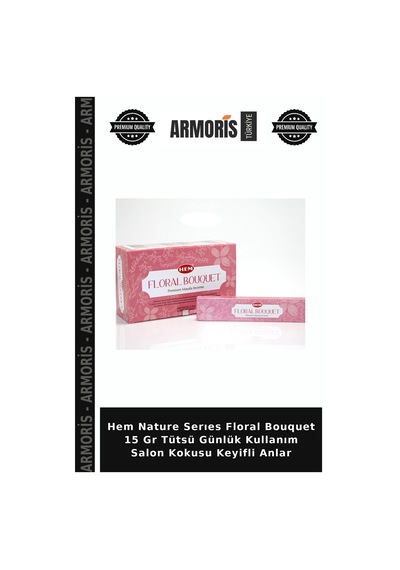 Hem Nature Serıes Floral Bouquet 15 Gr Tütsü Günlük Kullanım Salon Kokusu Keyifli Anlar