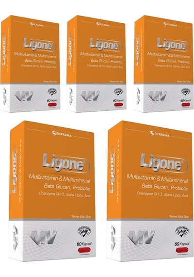 Ligone Beta Glucan 5 x 60 Kapsül