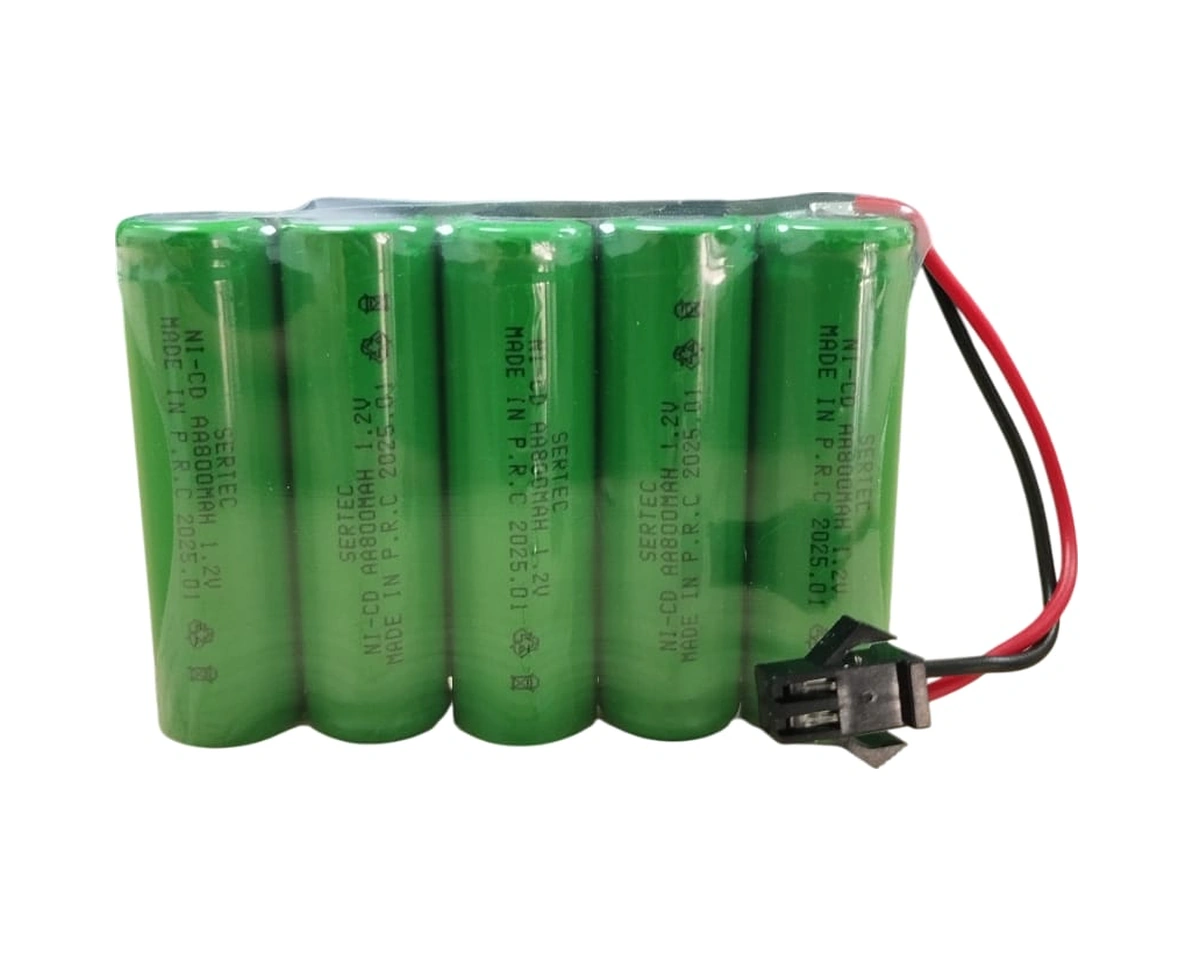 6v 5s1p Aa 800 Mah Kablo + Siyah Konnektörlü Oyuncak Pili