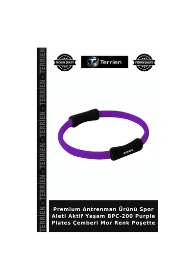 Premium Antrenman Ürünü Spor Aleti Aktif Yaşam Bpc-200 Purple Plates Çemberi Mor Renk Poşette
