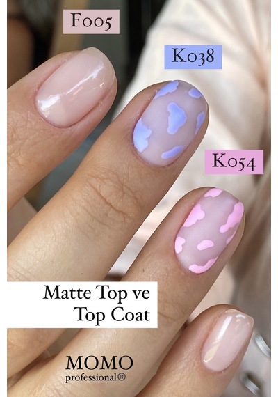 Momo Professional Kalıcı Oje French Base F005 Pudra Pembe 14 ML