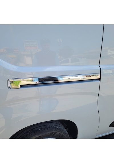 Opel Combo Panelvan Krom Sürgü Çıtası 2 Parça 2019 Model Ve Sonrası