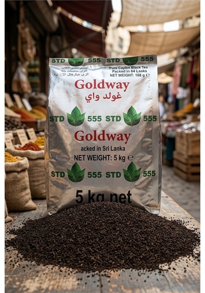 555 Dökme Barut Çay 5 Kg Net Güneydoğu Çay Kültürünün Sevilen Lezzeti Sri Lanka Harmanı