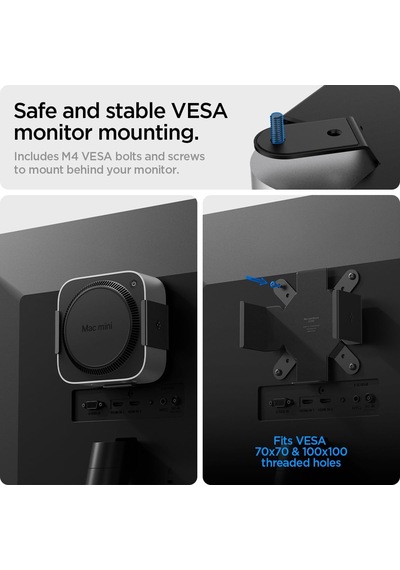 Mac Mini M4 Montaj Standı Ld205 Black - Amp09226
