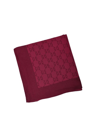 Mim Eşarp Işıl İpek - G Desen Siena Eşarp 100x100 Cm Bordo