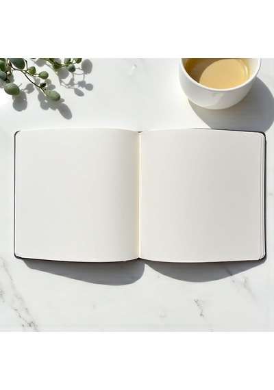 Defter, Çizgisiz Not Defteri Pu Deri Not Defteri 16,5x16,5 Cm, 96 Yaprak 192 Sayfa , 90 Gr Ivory Kağıt, Esnek Kapak, Ofis Ve Kırtasiye Amber Turuncu