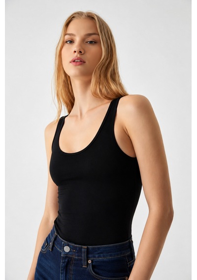 Cloudymood Kadın Slim Halter Yaka Kolsuz Çıtçıtlı Atlet Body Günlük Kullanım Rahat Kalıp Siyah - 883478055 Siyah Cloudymood Kadın Slim Halter Yaka Kolsuz Çıtçıtlı Atlet Body Günlük Kullanım Rahat Kalıp Siyah - 883478055 Siyah