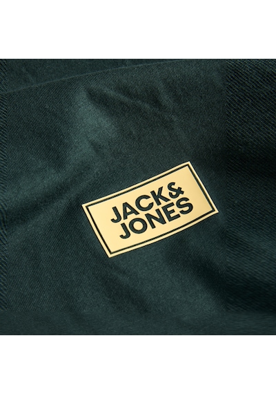 Jack & Jones Erkek Logo Detayli Bisiklet Yaka Tisört - Rush - 12298424 Çok Renkli