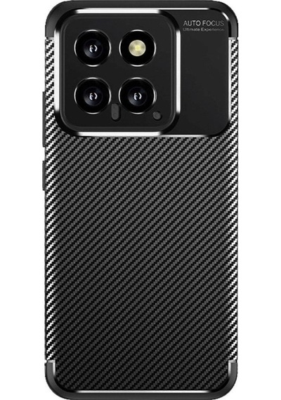 Durukar Mi 14t Kılıf Auto Focus Karbon Kapak - Siyah