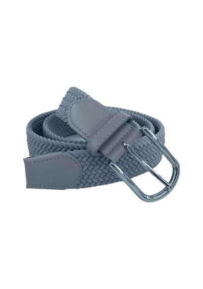 Gri Elastik Esnek Unisex Örgü Kemer Gri