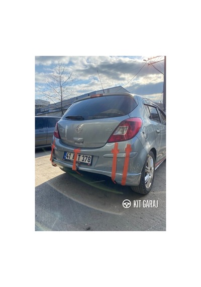 Kit Garaj Corsa D Arka Ek Plastik Boyasız