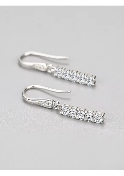 Brezza Lusso Jewelry Timeless Series Işık Dansı Çengelli Kadın Gümüş Küpe Gümüş