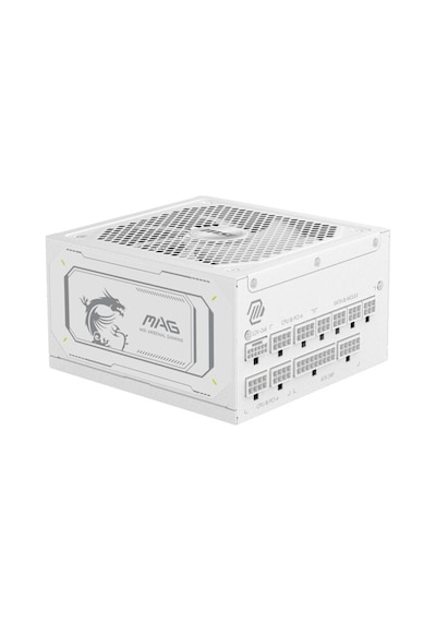 Msı Mag A1000gl Pcıe5 Beyaz 1000w 80+ Gold Full Modüler Power Akak92msı0038