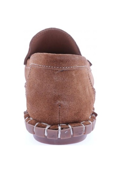 Dgn 603-23y Kadin Dikiş Detayli Loafer Ayakkabi 603-2109-R1783 Taba