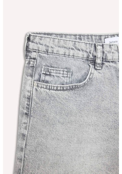 Defacto Jean Bermuda Şort H0663ax26hsnm55 Gri-nm55