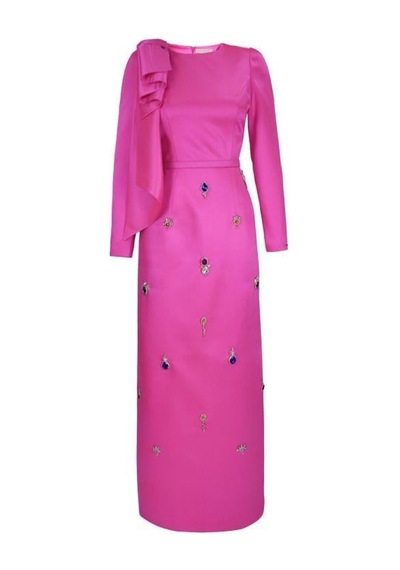 Senna Farfara Dress Pembe Pembe