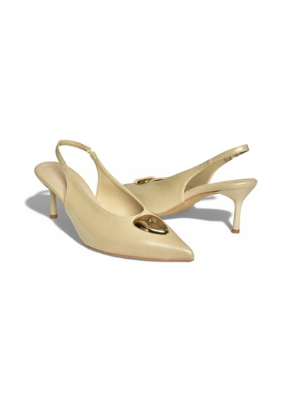 Fox Shoes Y676020660 Ten Rustik Alçak Topuklu Kadın Ayakkabı Ten
