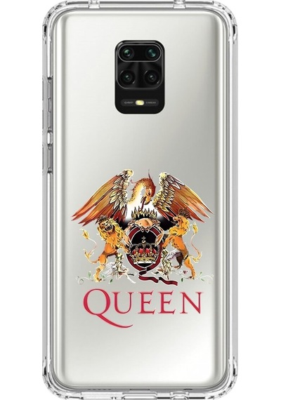 Xiaomi Redmi Note 9 Pro Uyumlu Şeffaf Kılıf Queen Tasarımlı