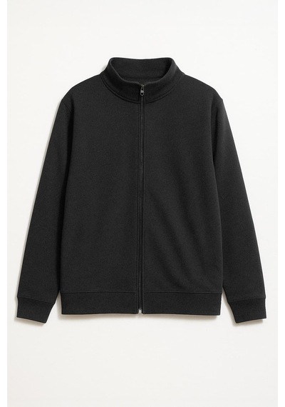 Markapia Kadın Fermuarlı İçi Polarlı Sweatshirt Çok Renkli S S