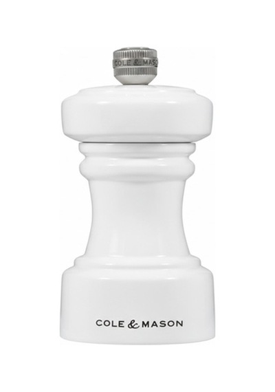 Cole & Mason H233064 Hoxton Parlak Beyaz Biber Değirmeni 104mm Çok Renkli