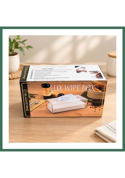 En-cag Lux Wipe Box Peçetelik Bss Çok Renkli