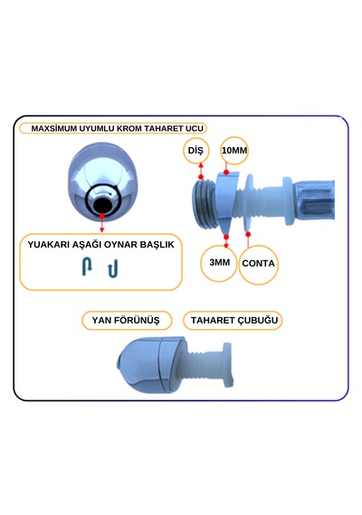 311463yp1te Taharetucu Fıskiyeayarlımetal Tk17 Tamamı Krom
