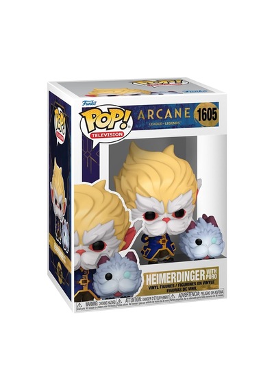 Funko Pop Tv: Efsaneler Arcane Ligi - Poro Ile Heimerdinger