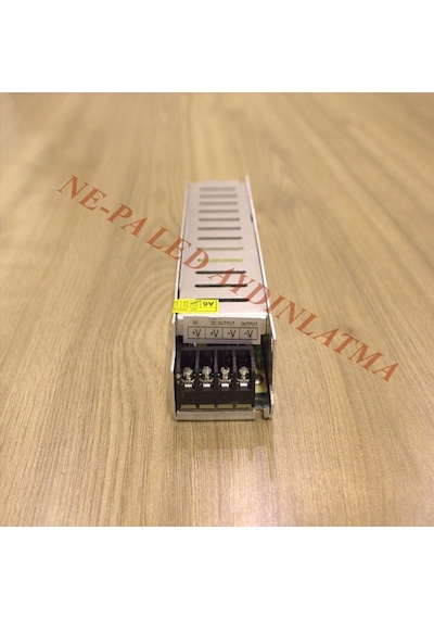 12Volt 10 Amper Slim İnce Kasa Şerit Led Trafosu Adaptörü 12V 10A