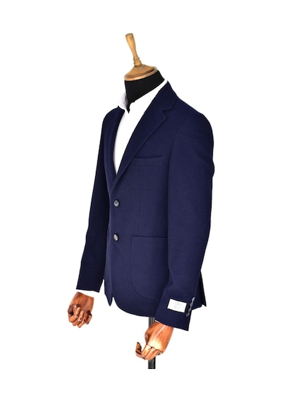 Erkek Tek Spor Ceket Çift Yırtmaçlı Gofre Bgl-st03587 001