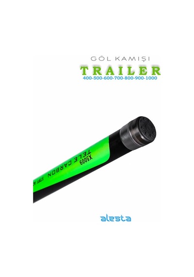 Alesta Traıler X5009 Karbon Halkasız Göl Kamışı 600cm 1