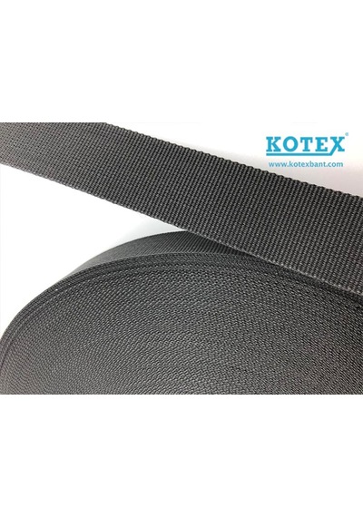 Kotex 5 Mt 40 Gr Kolon 4 Cm Siyah Kemer Biye Çanta Kulpu Sapı