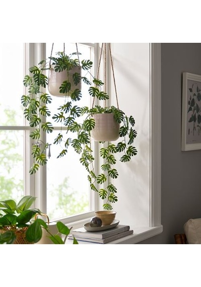 Ikea Fejka Yapay Bitki, Yeşil, 9 Cm, İç-dış Mekan Monstera