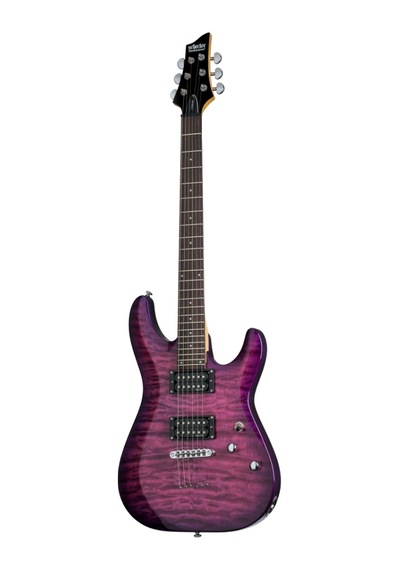 Schecter C-6 Plus Elektro Gitar (Electric Magenta)