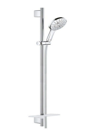 Grohe Rainshower 130 Smartactive Duş Çubuğu Seti, 3 Püskürtme Türü, Krom 26548000 Alens Group 89 Siyah