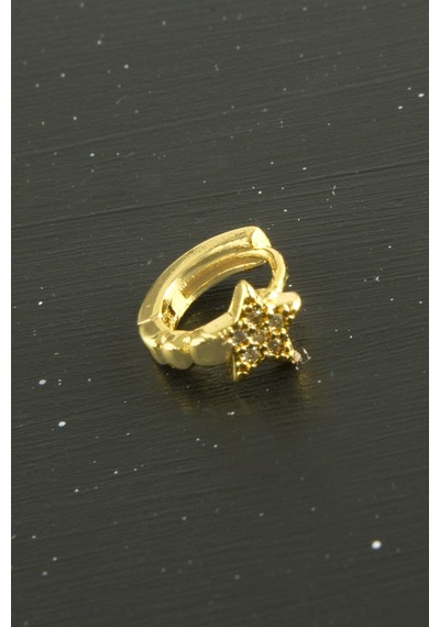 Yıldız Lüks Çelik Kulak Burun Piercing 1 Adet Çok Renkli 17832695