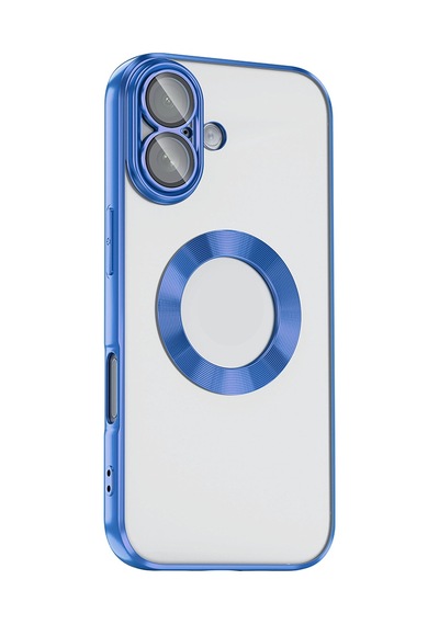 Apple iPhone Uyumlu 17 Kılıf Kamera Lens Korumalı Logo Gösteren İnce Hafif Pazarplus Altın