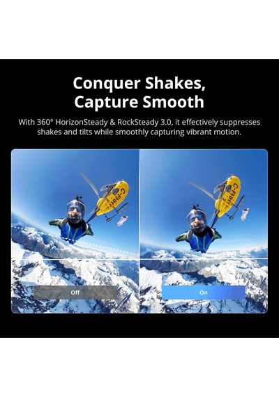 Osmo 360 Adventure Combo - 1 İnç Sensörlü 360 Derece Kamera, Yerel 8k-360 Video, 120mp Panoramik Fotoğraflar, 100