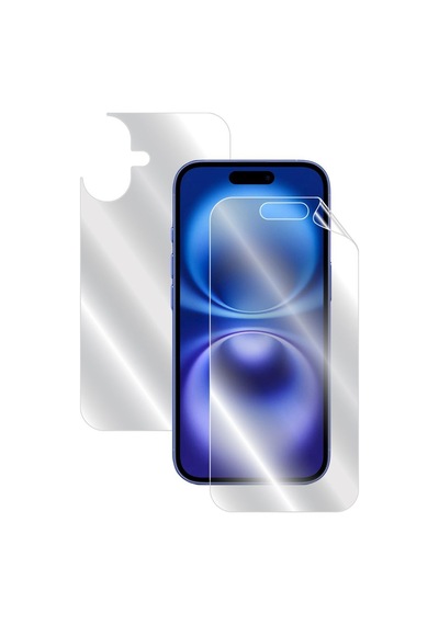 Apple Uyumlu   iPhone 16 Için Hydrogel İnce Tpu Tam Kaplama Ekran Ve Arka Koruma