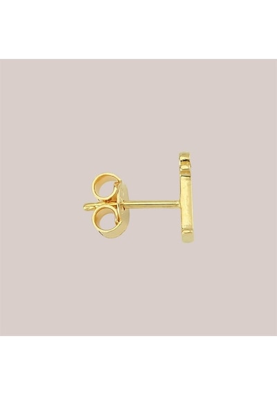 Goldkupe 14 Ayar Altın İ Harf Küpe 0,37 Gr-1367