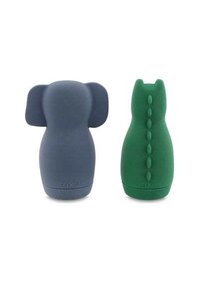 Trixie Mrs. Elephant & Mr Crocodile Su Sıçratan Hayvanlar Banyo Oyuncağı 37-676 Belirtilmemiş